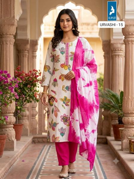 Kaya urvashi 3pcs baanvi kurtis wholesale